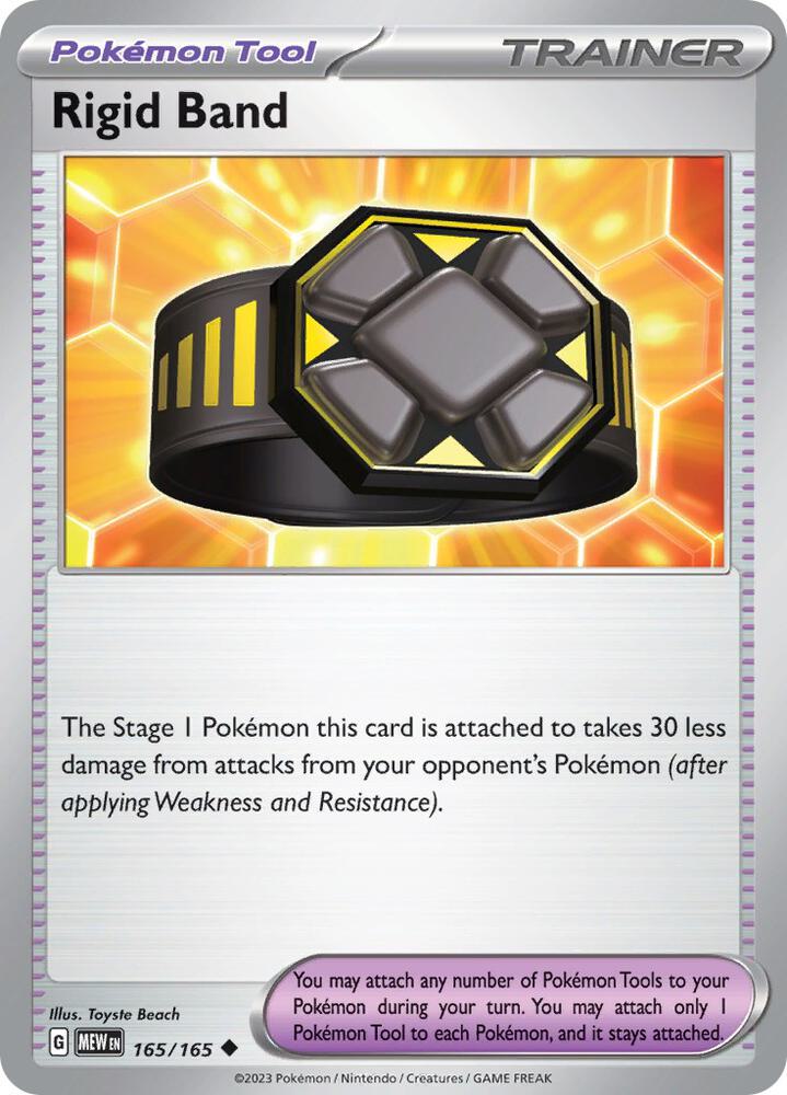Rigid Band - 165/165 - SV: Scarlet & Violet 151 (MEW) - Normal - Pokemon TCG Card