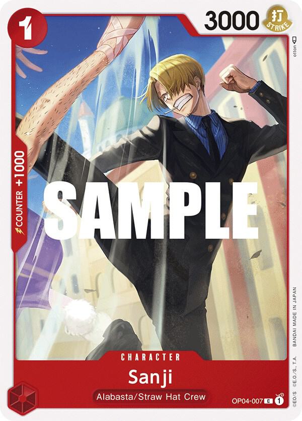 Sanji (007) - OP04-007 - Kingdoms of Intrigue (OP04) - Normal