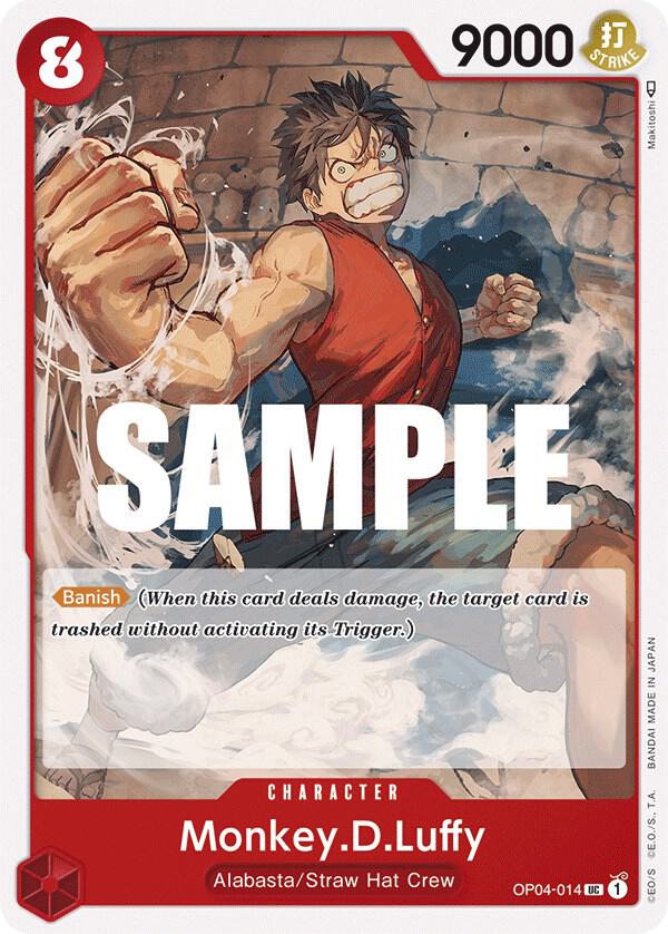 Monkey.D.Luffy (014) - OP04-014 - Kingdoms of Intrigue (OP04) - Normal