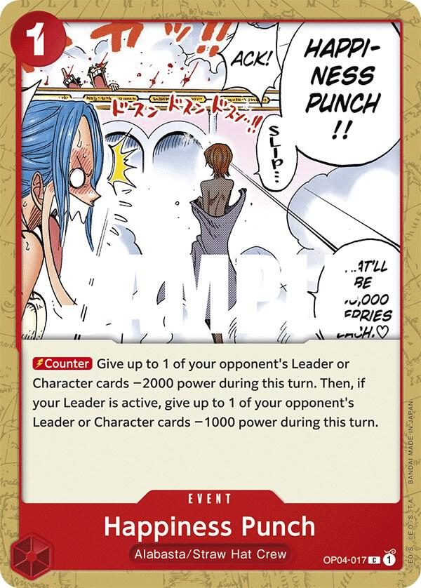 Happiness Punch - OP04-017 - Kingdoms of Intrigue (OP04) - Normal