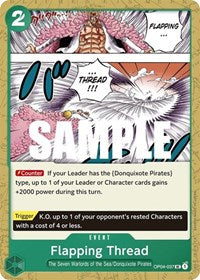Flapping Thread - OP04-037 - Kingdoms of Intrigue (OP04) - Normal