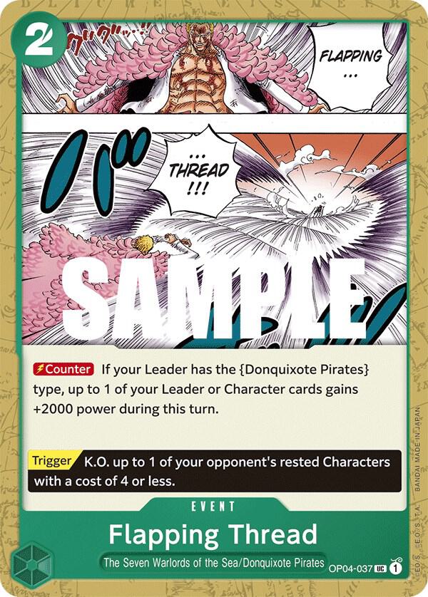 Flapping Thread - OP04-037 - Kingdoms of Intrigue (OP04) - Normal