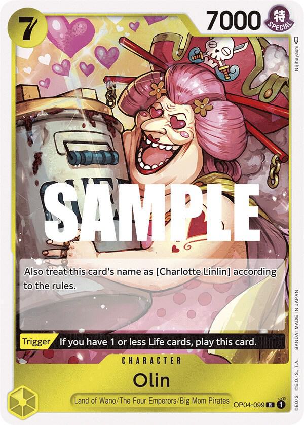 Olin - OP04-099 - Kingdoms of Intrigue (OP04) - Foil - One Piece TCG Card