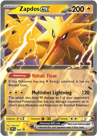 Zapdos ex - 049 - 049 - SV: Scarlet & Violet Promo Cards (SVP)