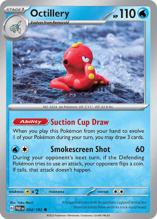 Octillery - 034/182 - SV04: Paradox Rift (PAR) - Normal - Pokemon TCG Card