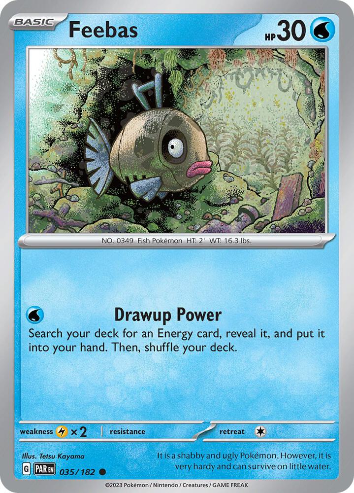 Feebas - 035/182 - SV04: Paradox Rift (PAR) - Normal - Pokemon TCG Card