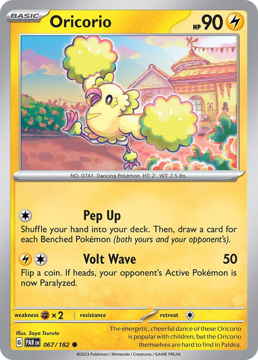 Oricorio - 067/182 - SV04: Paradox Rift (PAR) - Normal - Pokemon TCG Card