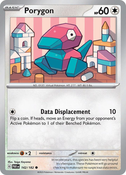 Porygon - 142/182 - SV04: Paradox Rift (PAR) - Normal - Pokemon TCG Card