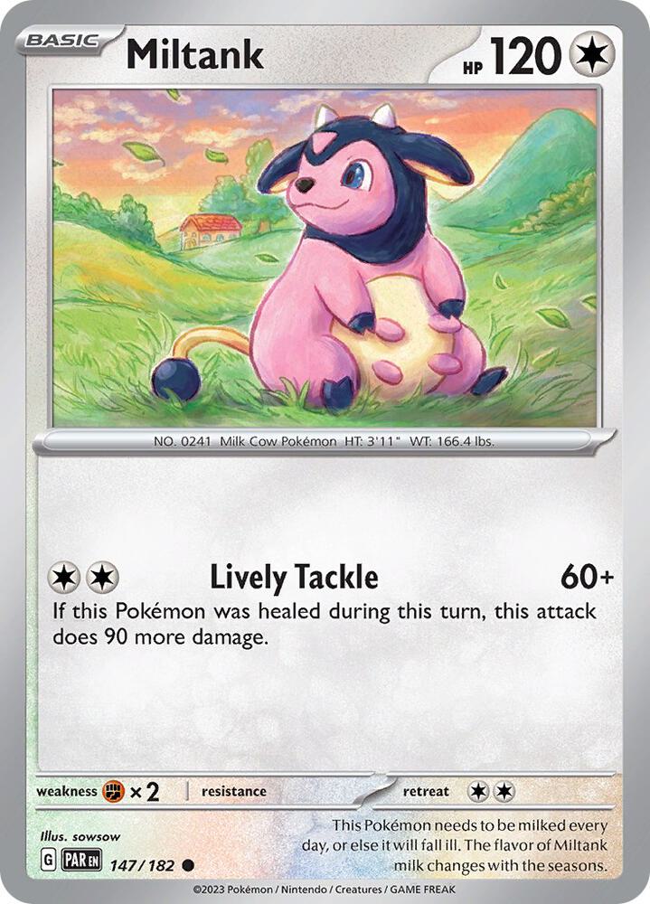 Miltank - 147/182 - SV04: Paradox Rift (PAR) - Normal - Pokemon TCG Card