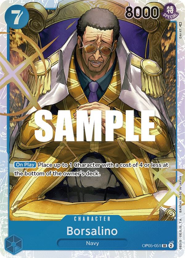Borsalino - OP05-051 - Awakening of the New Era (OP05) - Foil - One Piece TCG Card