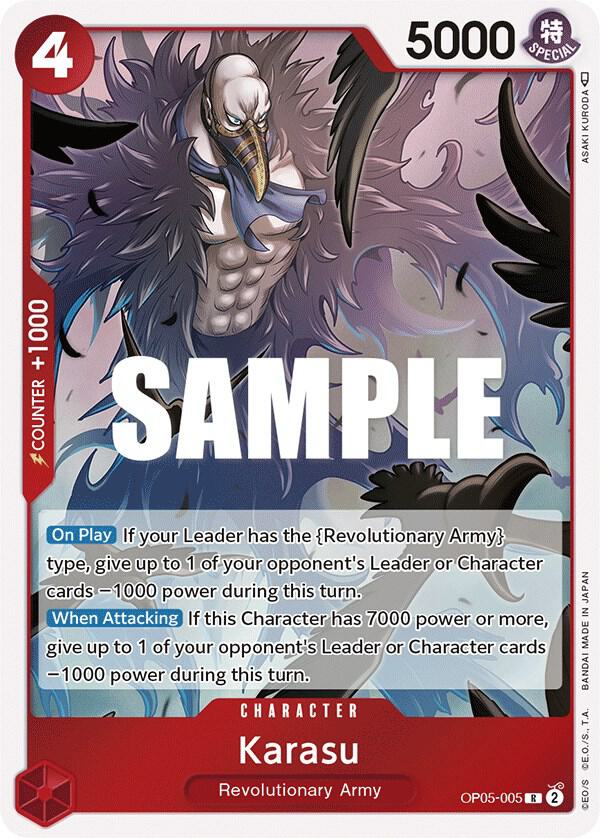 Karasu - OP05-005 - Awakening of the New Era (OP05) - Foil - One Piece TCG Card