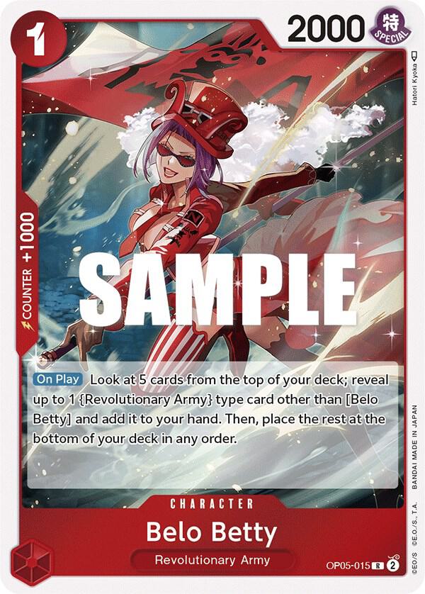 Belo Betty (015) - OP05-015 - Awakening of the New Era (OP05) - Foil - One Piece TCG Card