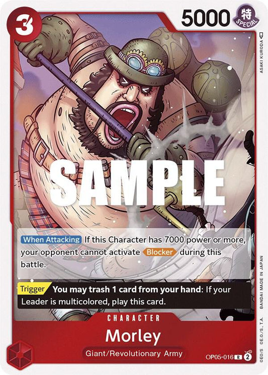 Morley - OP05-016 - Awakening of the New Era (OP05) - Foil - One Piece TCG Card