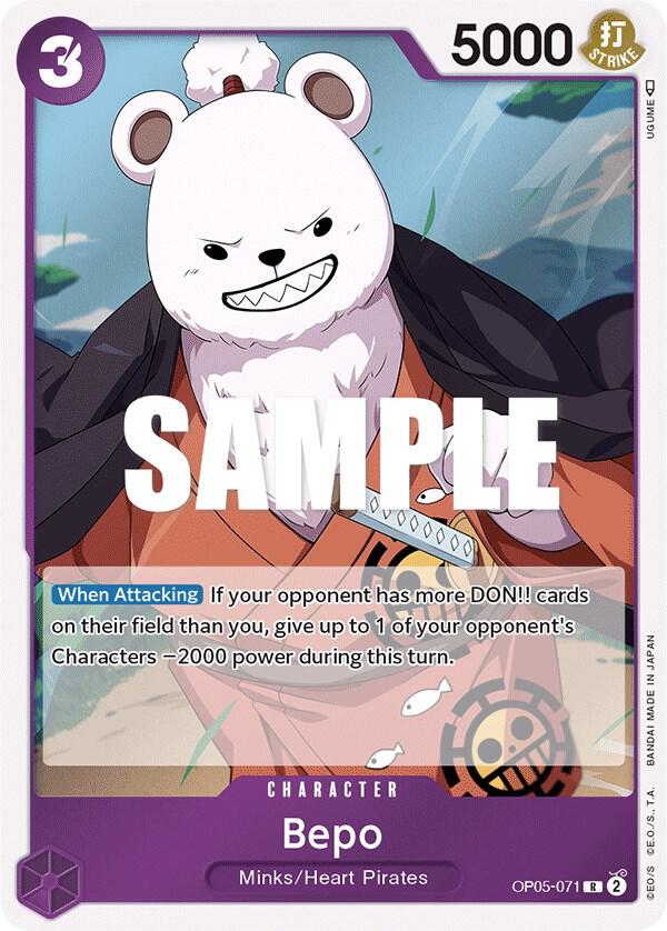 Bepo - OP05-071 - Awakening of the New Era (OP05) - Foil - One Piece TCG Card
