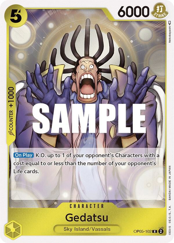 Gedatsu - OP05-102 - Awakening of the New Era (OP05) - Foil - One Piece TCG Card