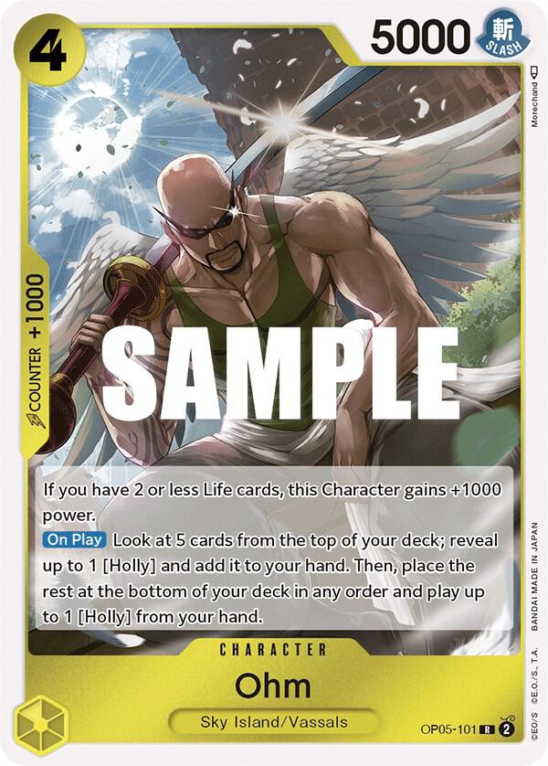 Ohm - OP05-101 - Awakening of the New Era (OP05) - Foil - One Piece TCG Card