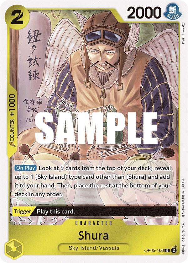 Shura - OP05-106 - Awakening of the New Era (OP05) - Foil - One Piece TCG Card