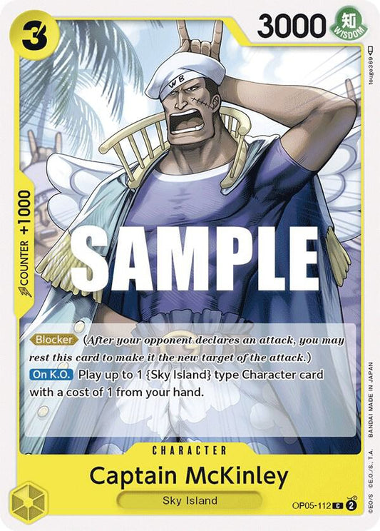 Captain McKinley - OP05-112 - Awakening of the New Era (OP05) - Normal