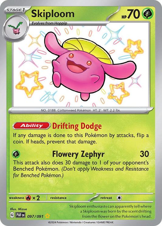 Skiploom - 097/091 - SV: Paldean Fates (PAF)