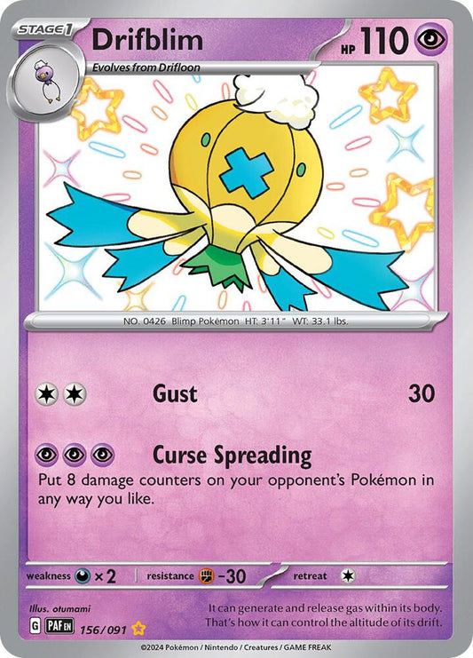 Drifblim - 156/091 - SV: Paldean Fates (PAF)