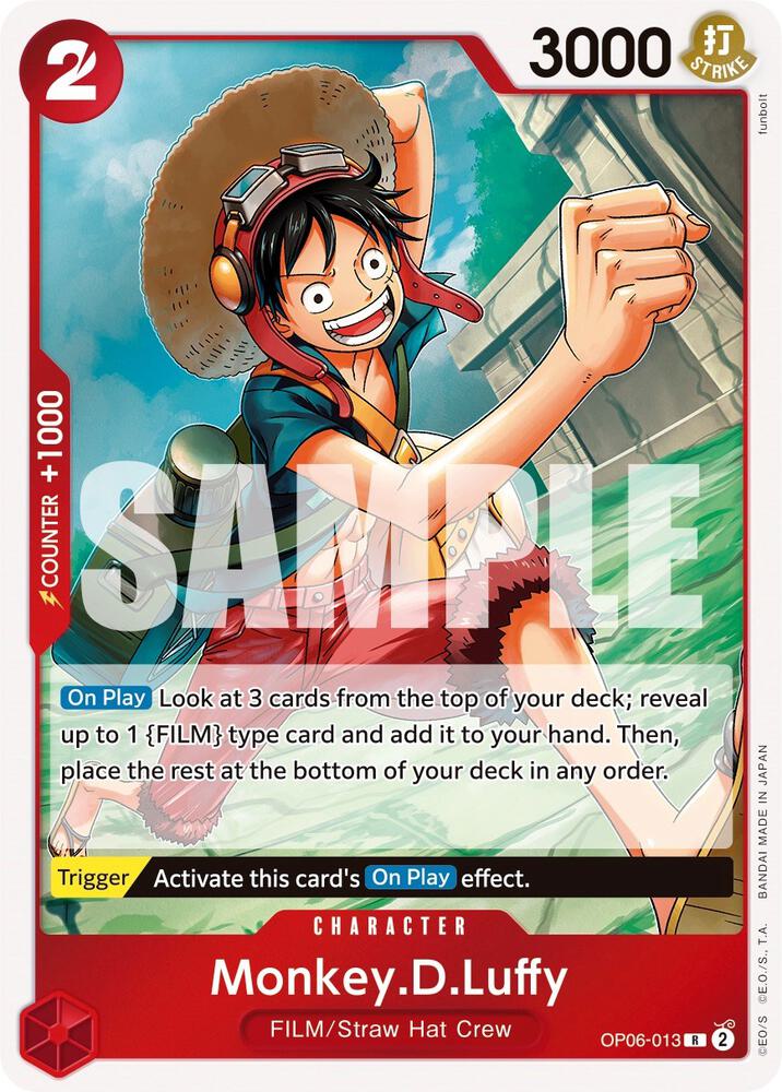 Monkey.D.Luffy - OP06-013 - Wings of the Captain (OP06) - Foil - One Piece TCG Card