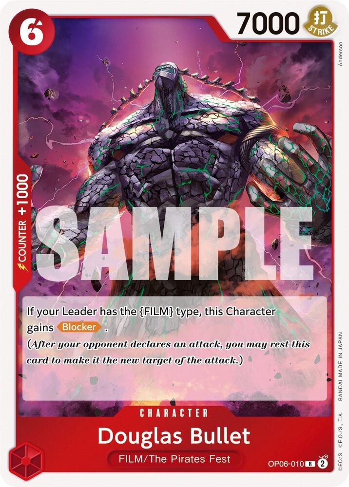 Douglas Bullet - OP06-010 - Wings of the Captain (OP06) - Foil - One Piece TCG Card