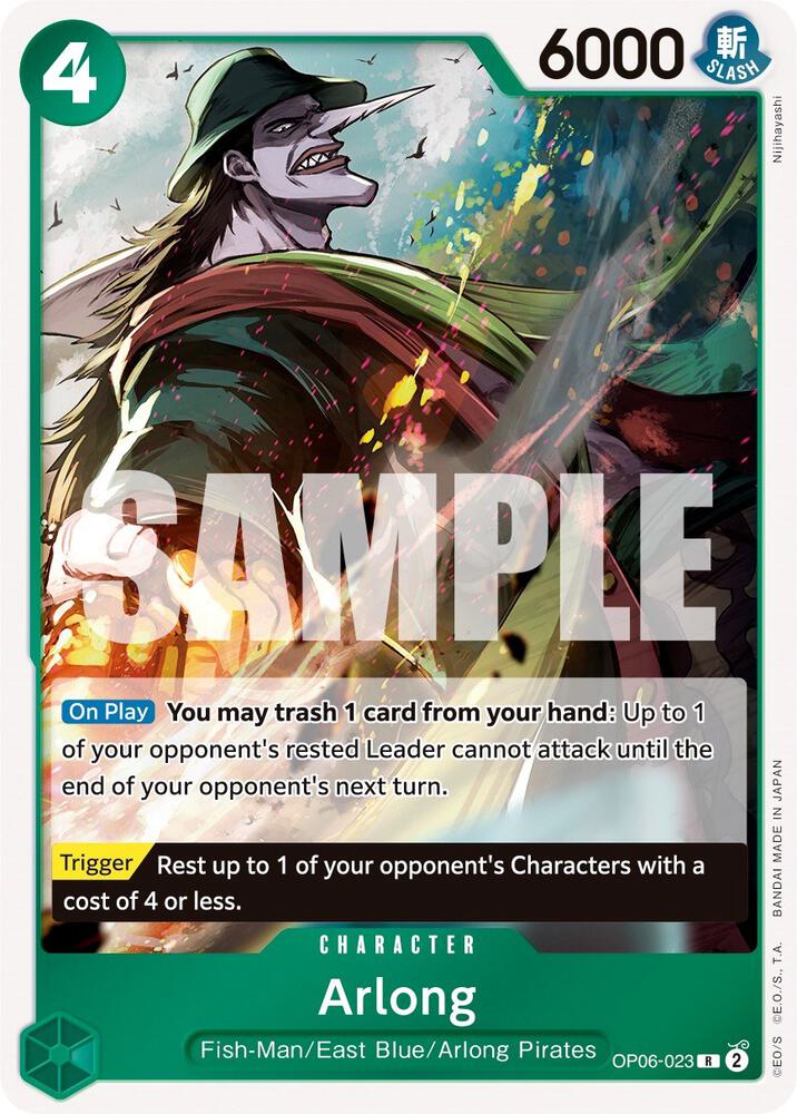Arlong - OP06-023 - Wings of the Captain (OP06) - Foil - One Piece TCG Card