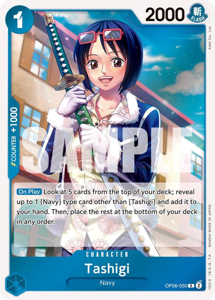 Tashigi - OP06-050 - Wings of the Captain (OP06) - Foil - One Piece TCG Card