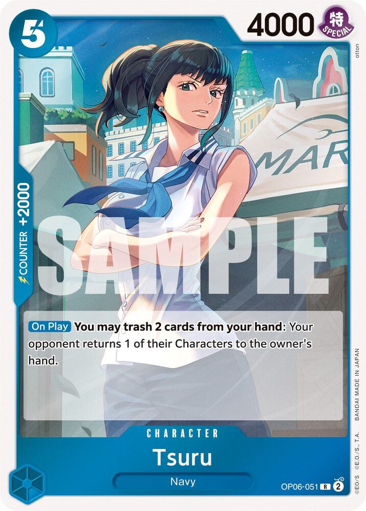 Tsuru - OP06-051 - Wings of the Captain (OP06) - Foil - One Piece TCG Card