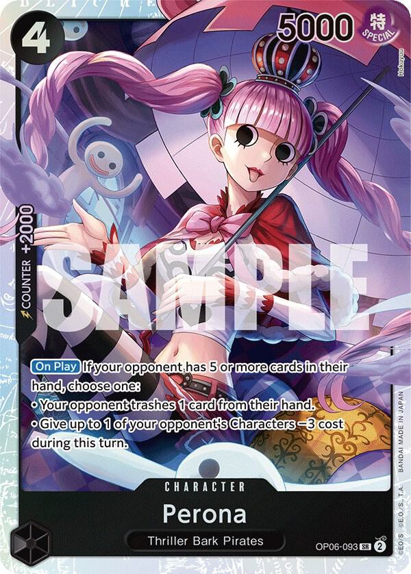 Perona (093) - OP06-093 - Wings of the Captain (OP06) - Foil - One Piece TCG Card