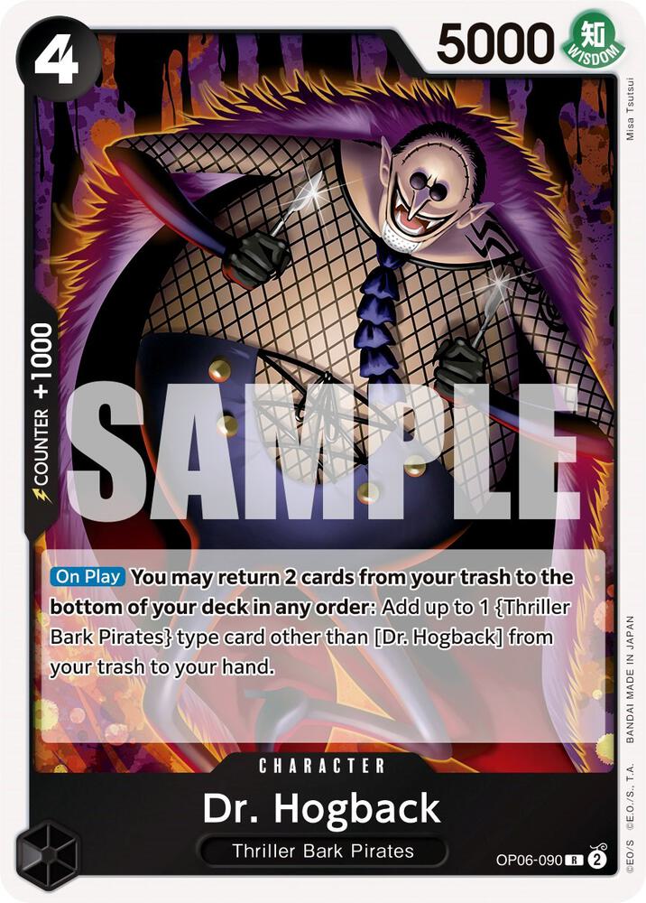 Dr. Hogback - OP06-090 - Wings of the Captain (OP06) - Foil - One Piece TCG Card