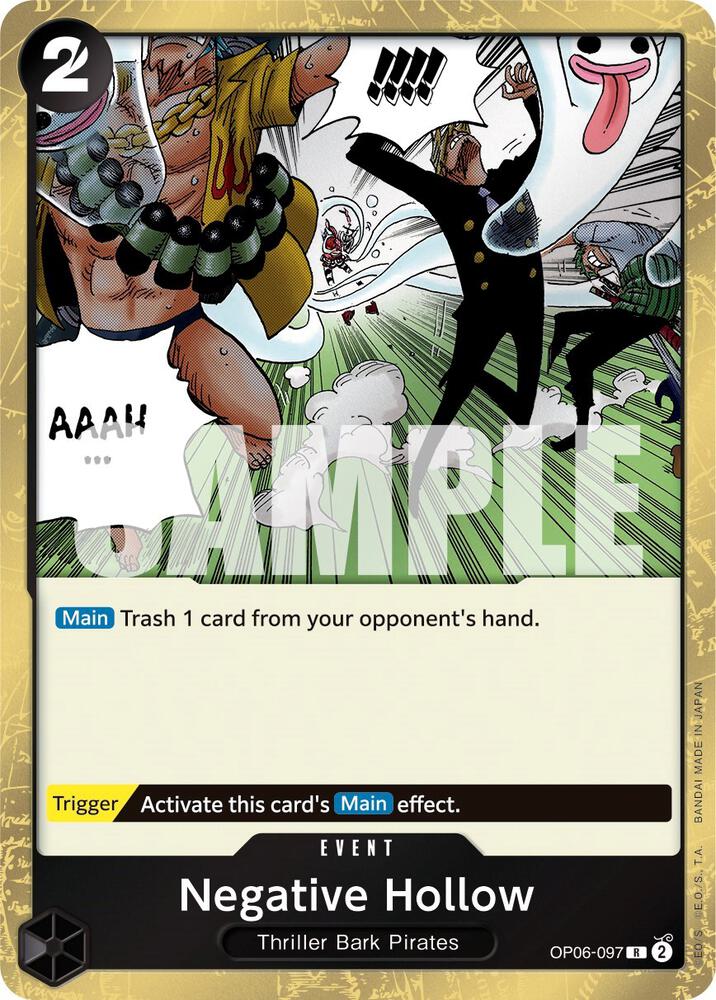 Negative Hollow - OP06-097 - Wings of the Captain (OP06) - Foil - One Piece TCG Card