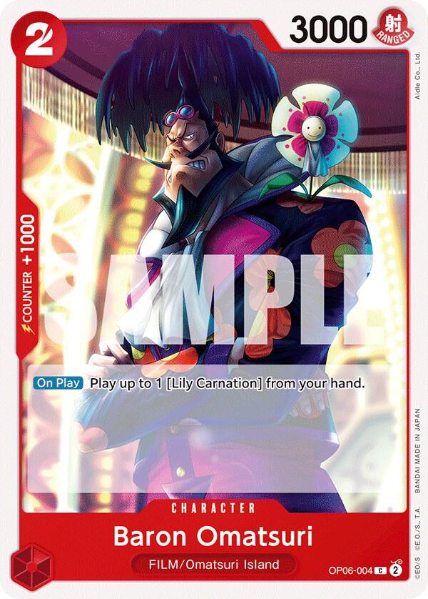 Baron Omatsuri - OP06-004 - Wings of the Captain (OP06) - Normal