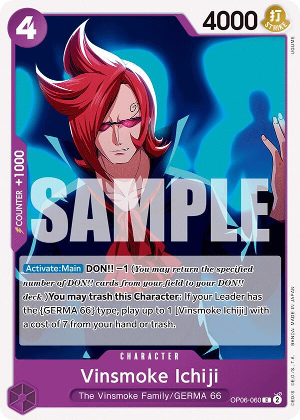 Vinsmoke Ichiji (060) - OP06-060 - Wings of the Captain (OP06) - Normal