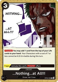 ...Nothing...at All!!! - OP06-096 - Wings of the Captain (OP06) - Normal