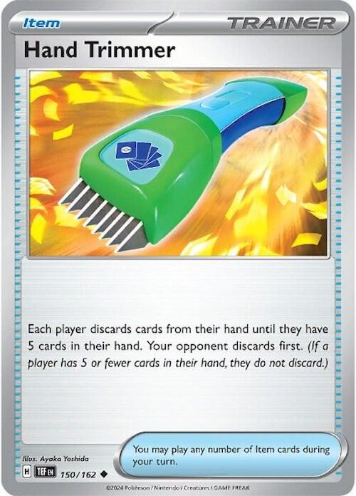 Hand Trimmer - 150/162 - SV05: Temporal Forces (TEF) - Normal - Pokemon TCG Card