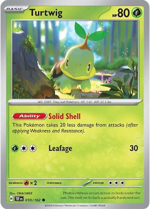 Turtwig - 010/162 - SV05: Temporal Forces (TEF) - Normal - Pokemon TCG Card