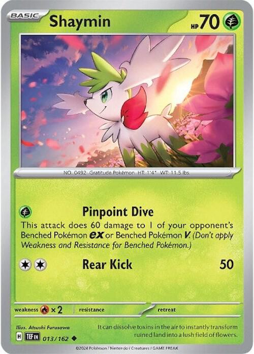 Shaymin - 013/162 - SV05: Temporal Forces (TEF) - Normal - Pokemon TCG Card