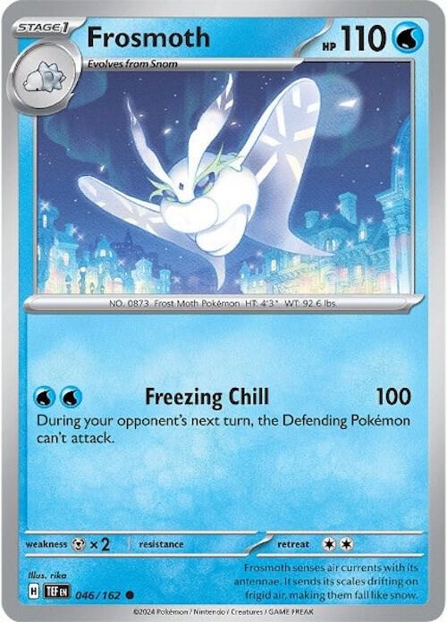 Frosmoth - 046/162 - SV05: Temporal Forces (TEF) - Reverse Holofoil - Pokemon TCG Card
