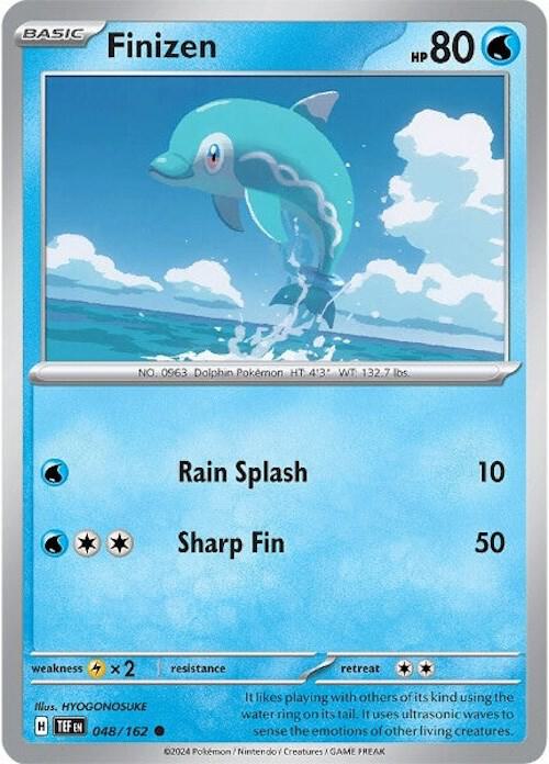 Finizen - 048/162 - SV05: Temporal Forces (TEF) - Normal - Pokemon TCG Card