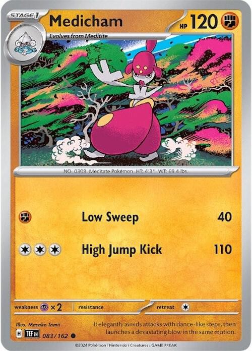 Medicham - 083/162 - SV05: Temporal Forces (TEF) - Normal - Pokemon TCG Card