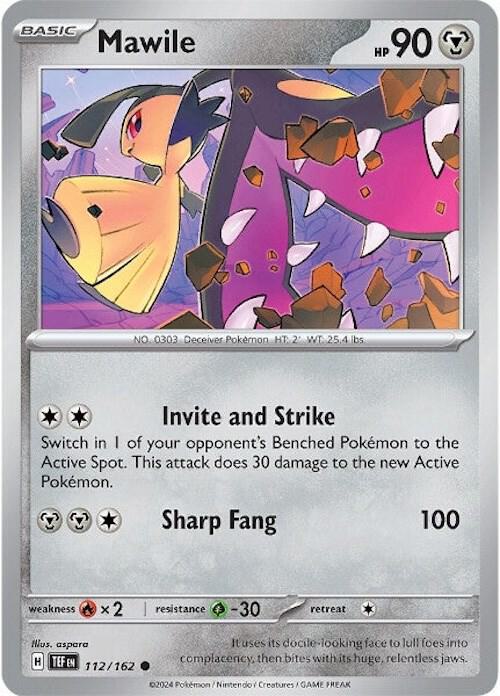 Mawile - 112/162 - SV05: Temporal Forces (TEF) - Normal - Pokemon TCG Card