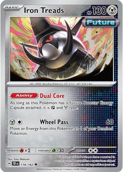 Iron Treads - 118/162 - SV05: Temporal Forces (TEF) - Normal - Pokemon TCG Card