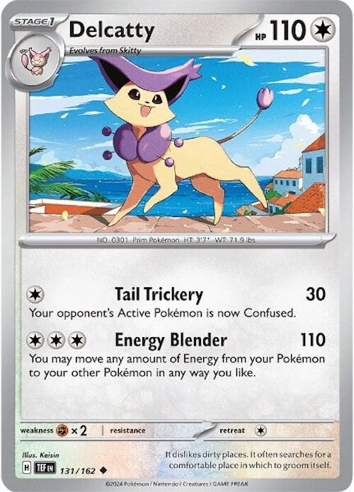 Delcatty - 131/162 - SV05: Temporal Forces (TEF) - Normal - Pokemon TCG Card