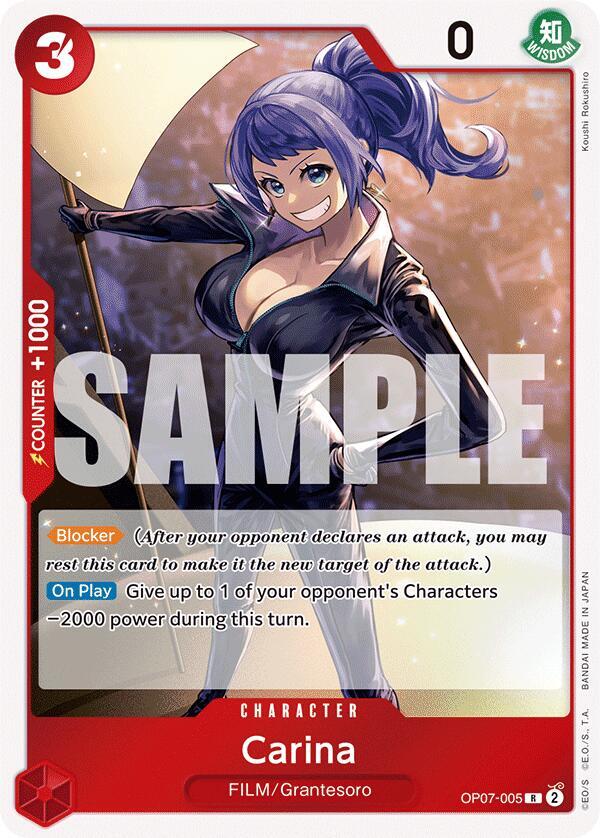 Carina - OP07-005 - 500 Years in the Future (OP07) - Foil - One Piece TCG Card