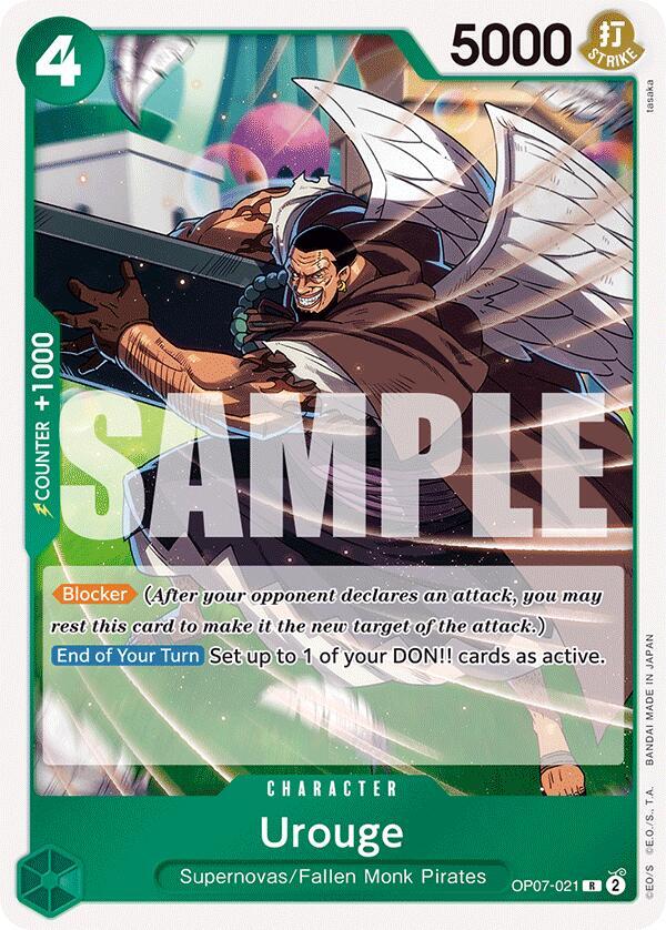 Urouge - OP07-021 - 500 Years in the Future (OP07) - Foil - One Piece TCG Card