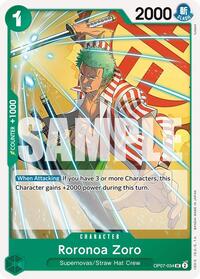 Roronoa Zoro (034) - OP07-034 - 500 Years in the Future (OP07) - Normal