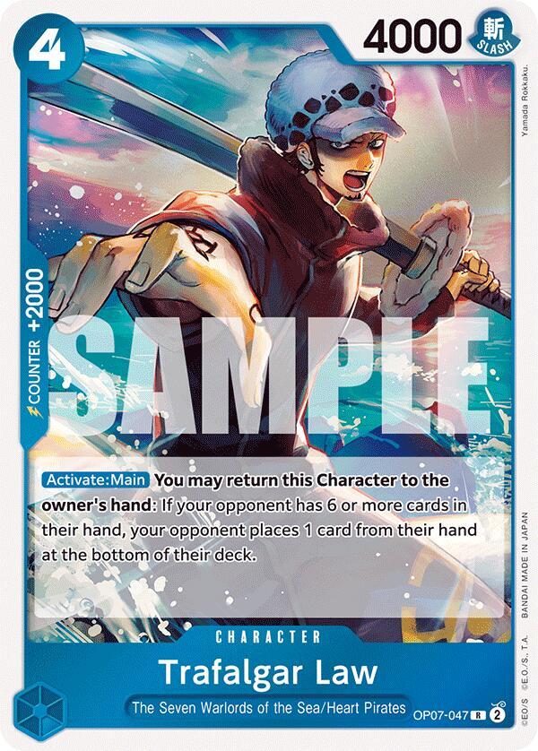 Trafalgar Law (047) - OP07-047 - 500 Years in the Future (OP07) - Foil - One Piece TCG Card