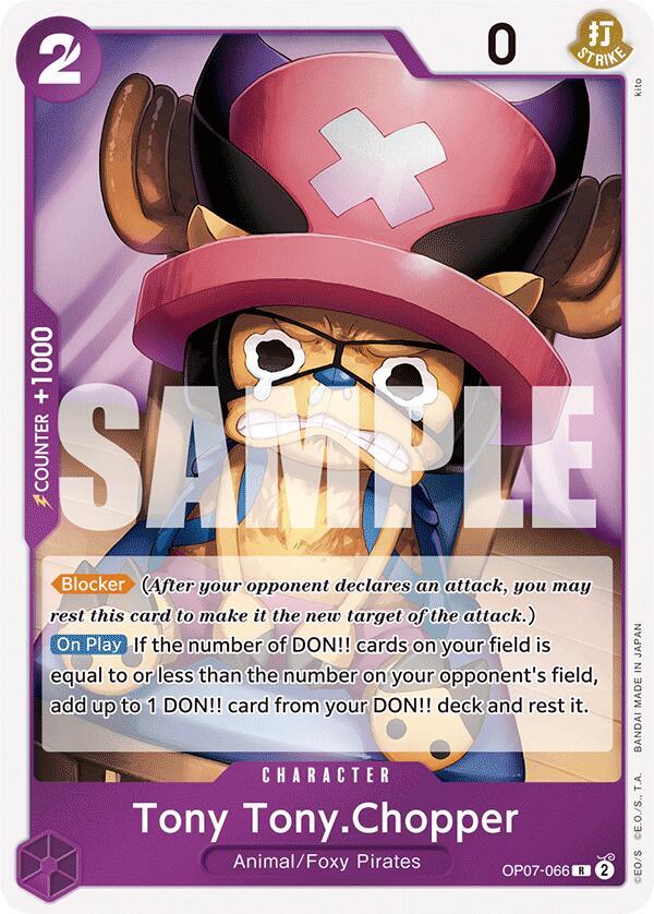Tony Tony.Chopper (066) - OP07-066 - 500 Years in the Future (OP07) - Foil - One Piece TCG Card