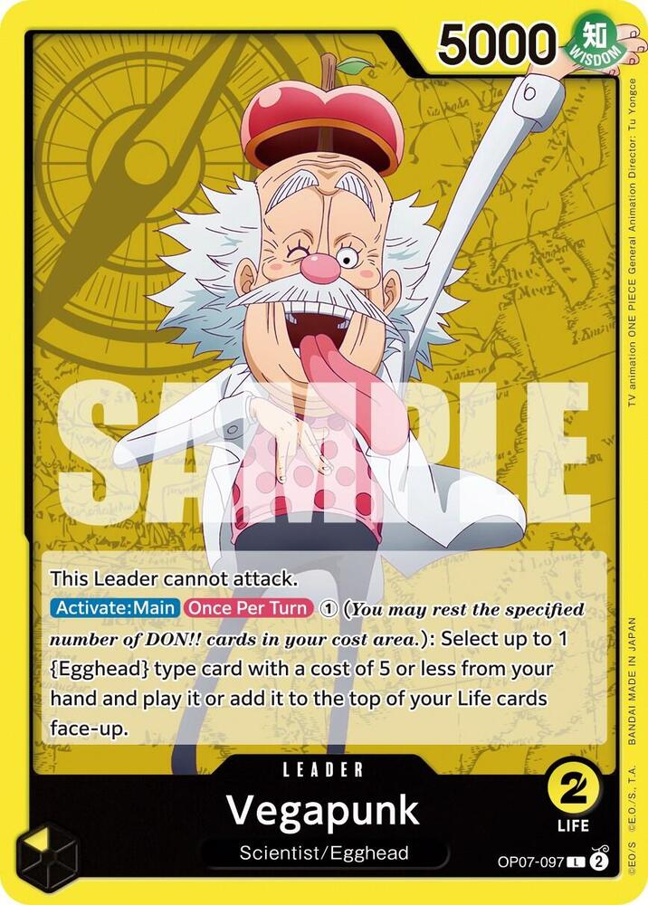 Vegapunk - OP07-097 - 500 Years in the Future (OP07) - Normal - One Piece TCG Card